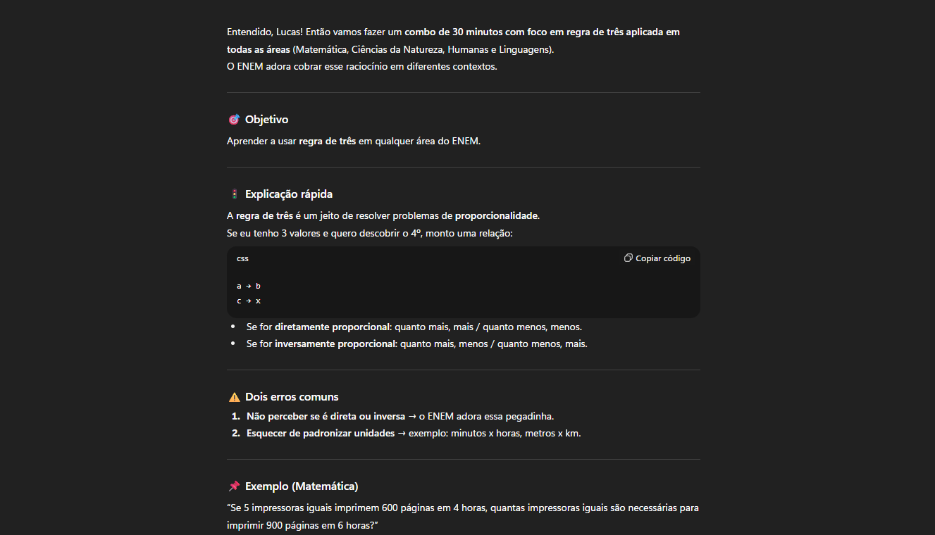 Painel do Pingo — exemplo